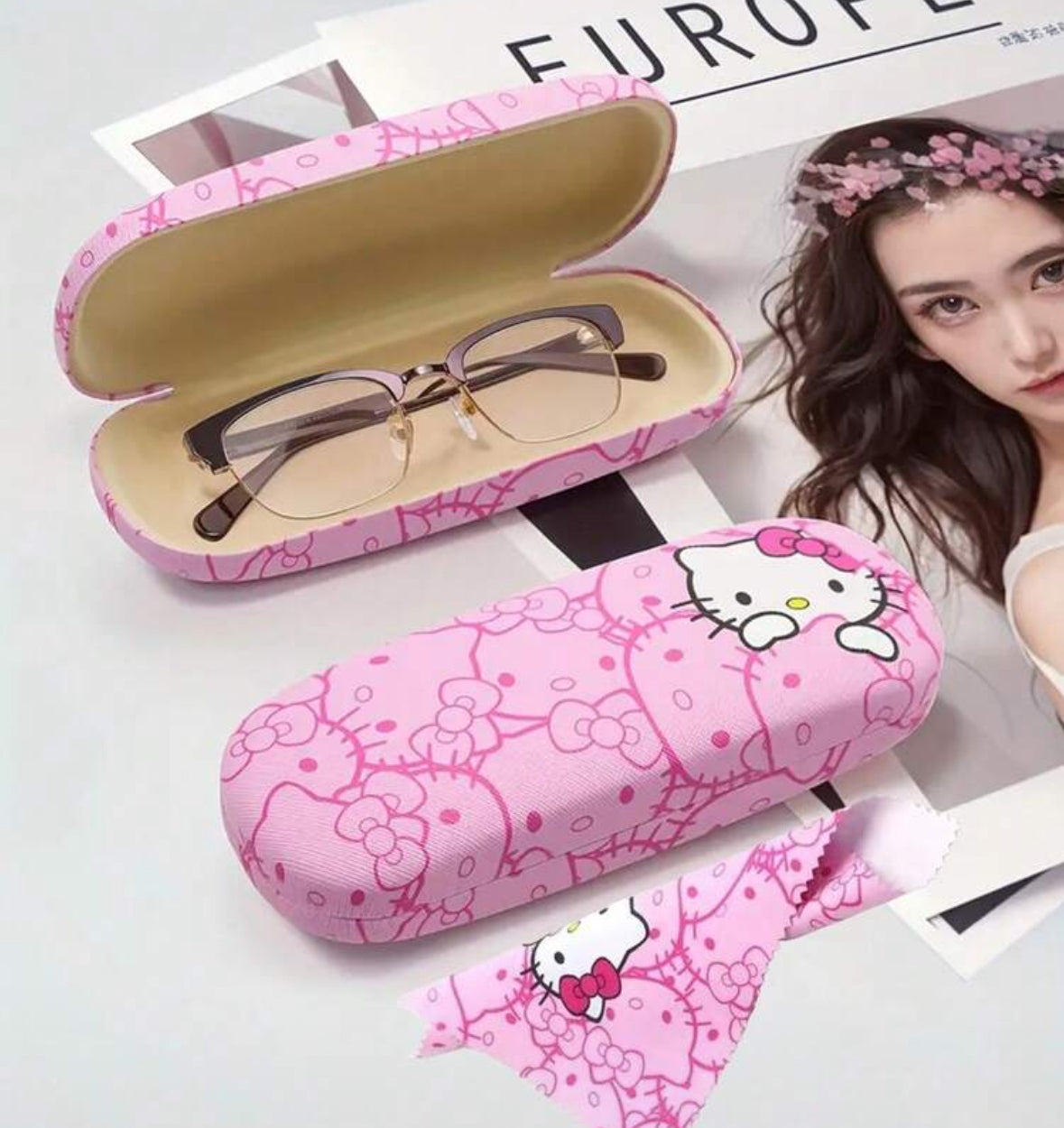 Funda para gafas de Hello Kitty