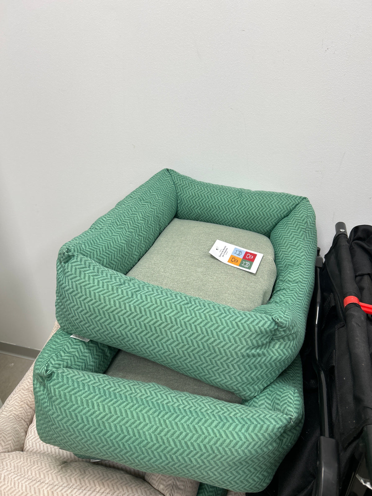 Cama verde de 55