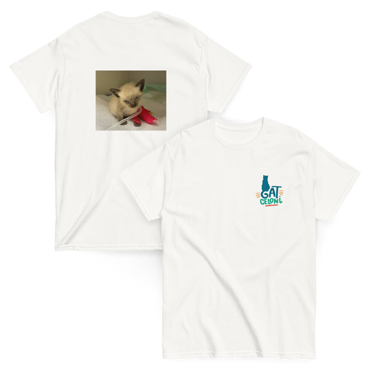 Camiseta gatito rescatado pochito ❤️‍🩹